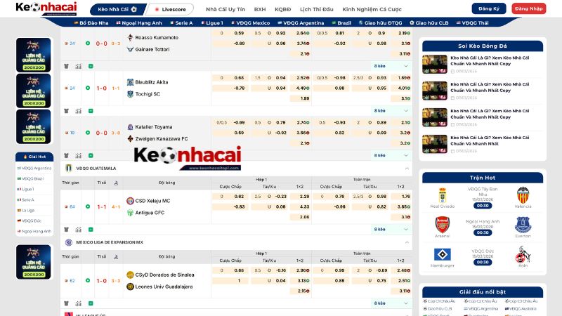 Keonhacaitop1 cung cấp nguồn thông tin chính xác về Thai League